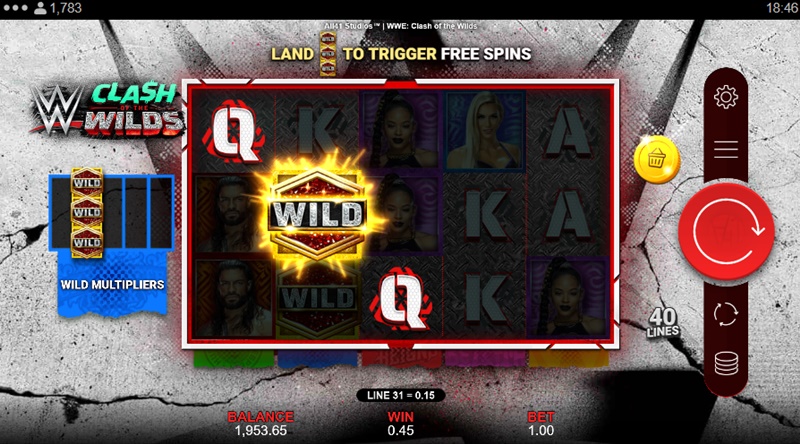 เว็บ สล็อต ตัวอย่างการได้รางวัลเกม WWE : Clash of the Wilds 